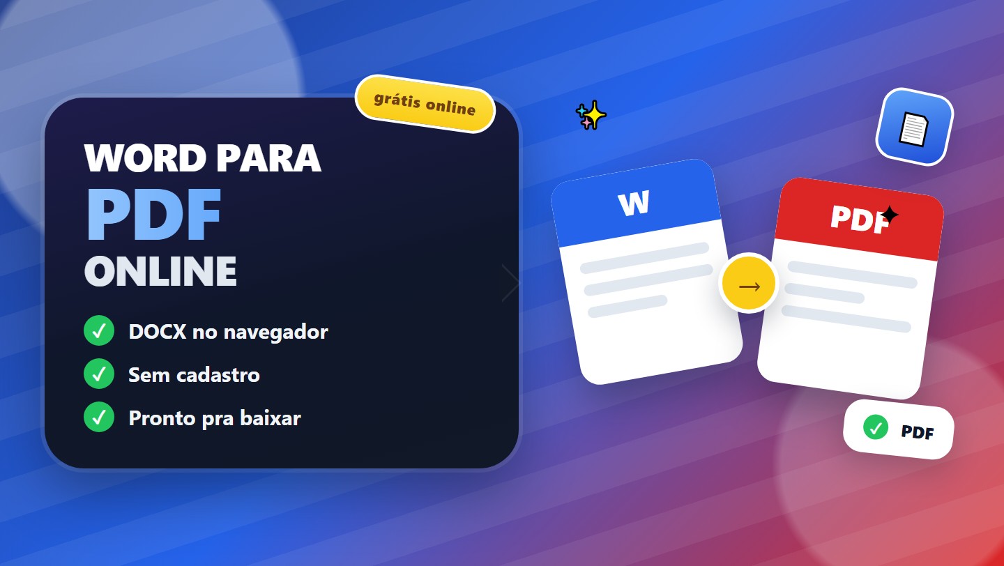Word para PDF online grátis